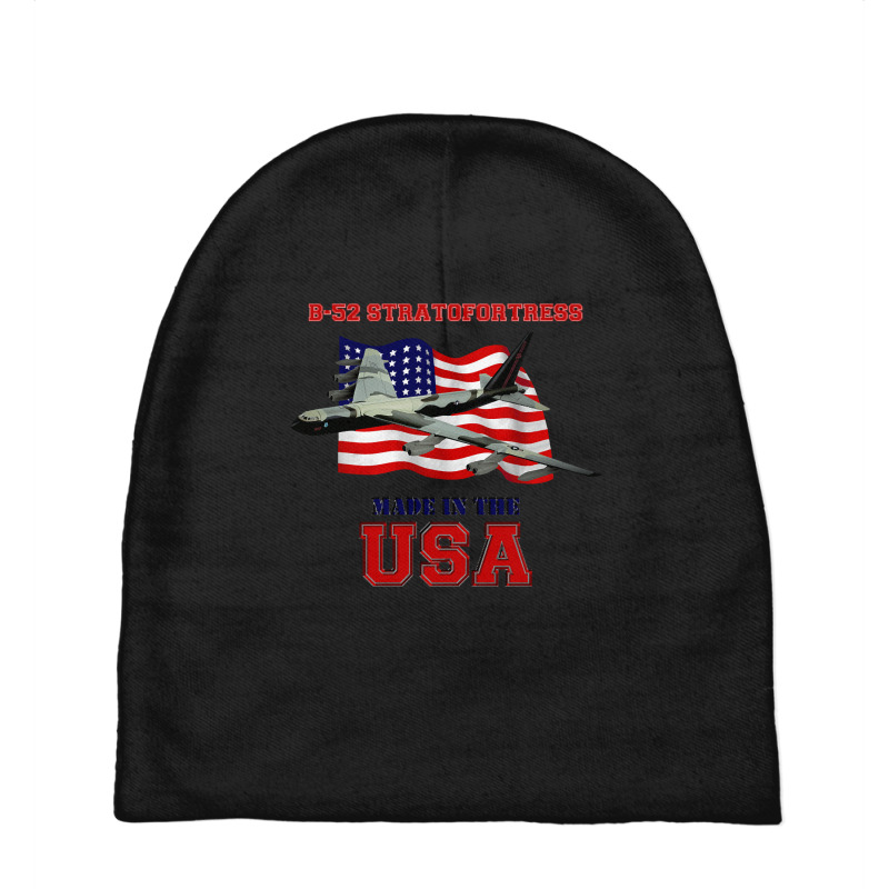 Trending B-52 Stratofortress Made In The Usa Baby Beanies by centralfantast | Artistshot