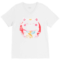 Soul Of The Maneki Neko V-neck Tee | Artistshot