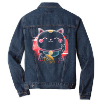 Soul Of The Maneki Neko Men Denim Jacket | Artistshot