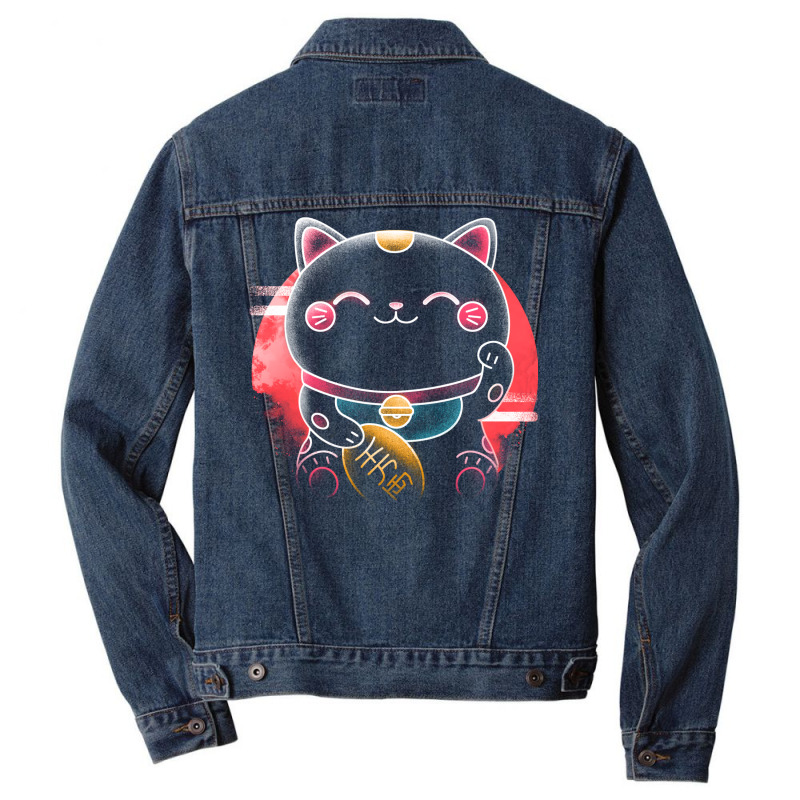 Soul Of The Maneki Neko Men Denim Jacket by behekghumet | Artistshot