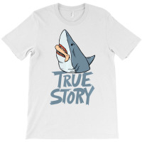 Shark Amputee Joke Leg Prosthetic Design For A Leg T-shirt | Artistshot