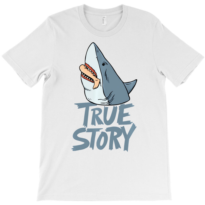 Shark Amputee Joke Leg Prosthetic Design For A Leg T-Shirt by tamicam | Artistshot