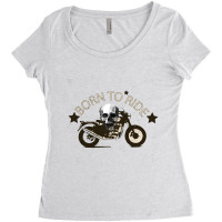 Born To Ride Women's Triblend Scoop T-shirt | Artistshot