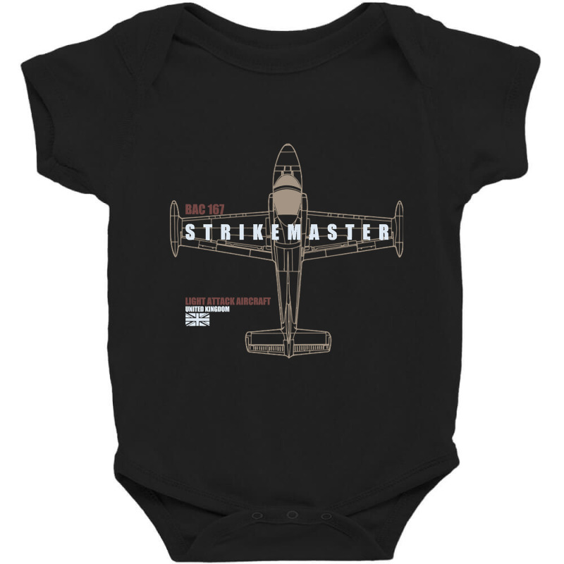 Limited Edition Bac 167 Strikemaster Baby Bodysuit by centralfantast | Artistshot