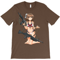 South Korea Gun Girl 1 T-shirt | Artistshot