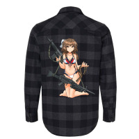 South Korea Gun Girl 1 Flannel Shirt | Artistshot