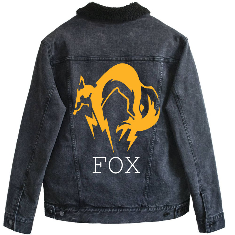 Mgs Fox Unisex Sherpa-Lined Denim Jacket by grazawodanw | Artistshot