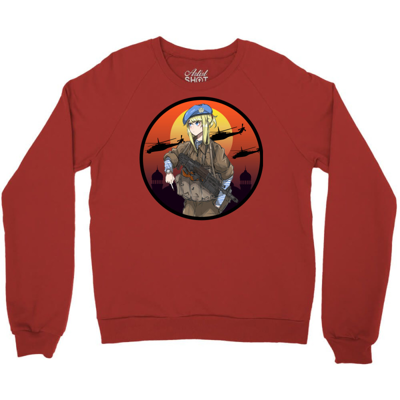 Soviet Airborne Girl Crewneck Sweatshirt by behekghumet | Artistshot