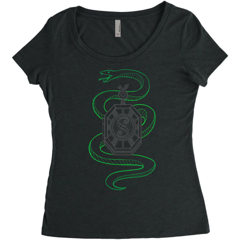 Locket Of Snakes Women's Triblend Scoop T-shirt by elesiasayeefk | Artistshot