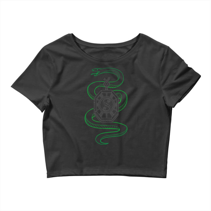 Locket Of Snakes Crop Top by elesiasayeefk | Artistshot