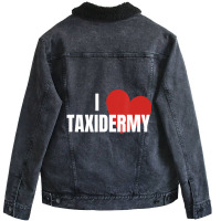 I Love My Job For All The Little Reasons Teacher E Unisex Sherpa-lined Denim Jacket | Artistshot