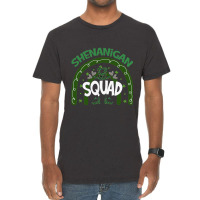 Shenanigans Squad St Patricks Day Gnomes Green Iri Vintage T-shirt | Artistshot