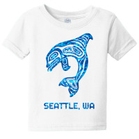 Seattle Washington Native American Indian Orca Kil Baby Tee | Artistshot