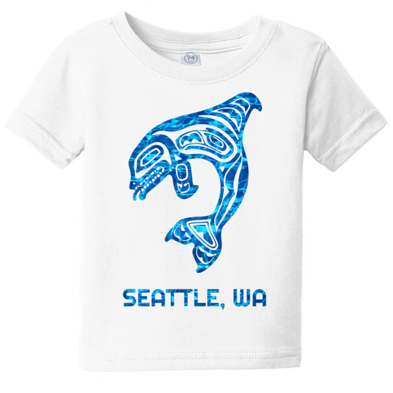 Seattle Washington Native American Indian Orca Kil Baby Tee by holden | Artistshot