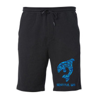 Seattle Washington Native American Indian Orca Kil Fleece Short | Artistshot