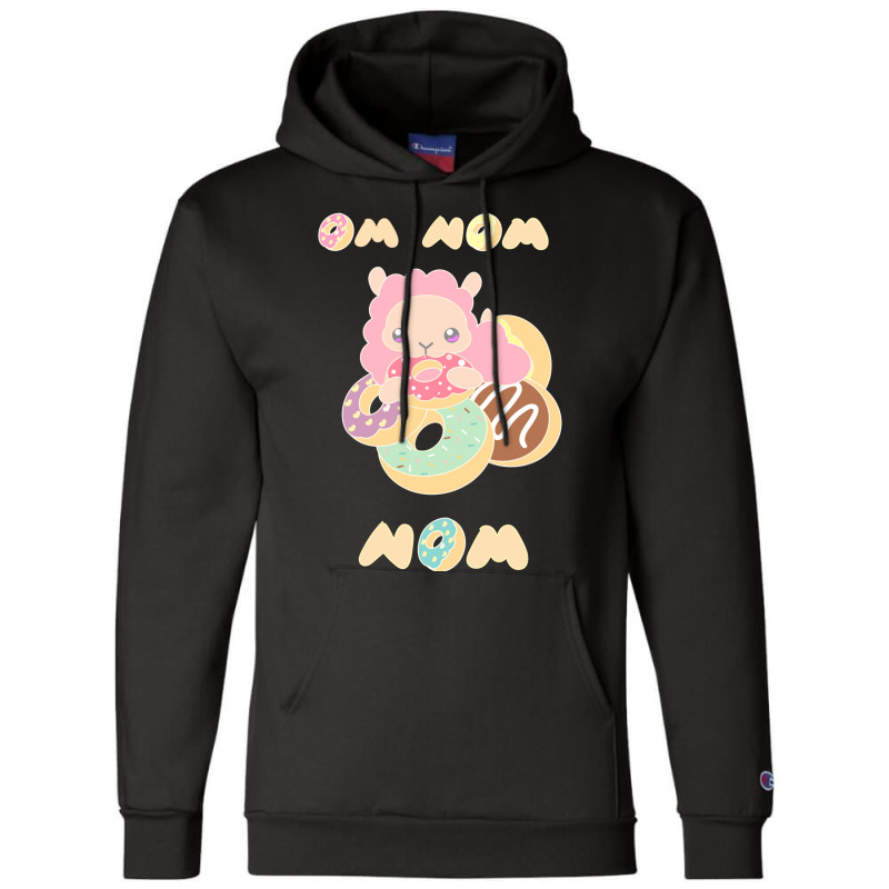 Omnomnom Donupaca Champion Hoodie by rotaewinga | Artistshot