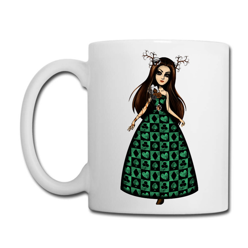 Hot Trend Girl With Skull Fantasy Gothic Girl Coffee Mug | Artistshot