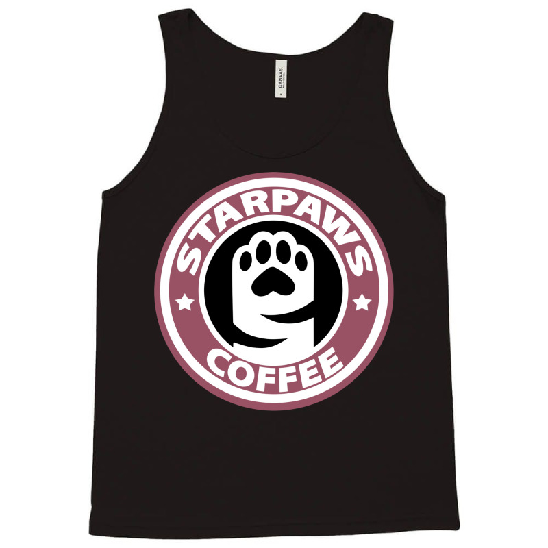 Starpaws Cute Coffee Pink Tank Top by behekghumet | Artistshot