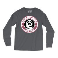 Starpaws Cute Coffee Pink Long Sleeve Shirts | Artistshot