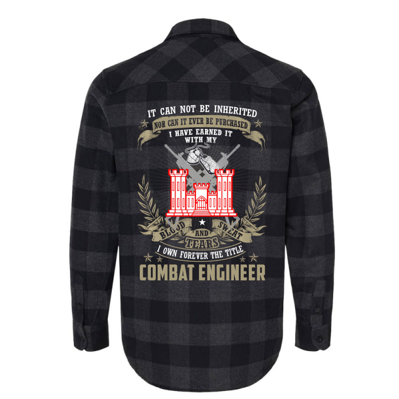 Combat Engineer Hoodie , It Can Not Be Inherited O Flannel Shirt by dong | Artistshot