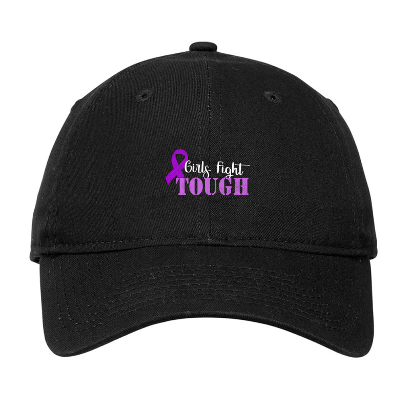 Hot Trend Girls Fight Tough Alzheimers Awareness P Adjustable Cap by rebeccacameron | Artistshot