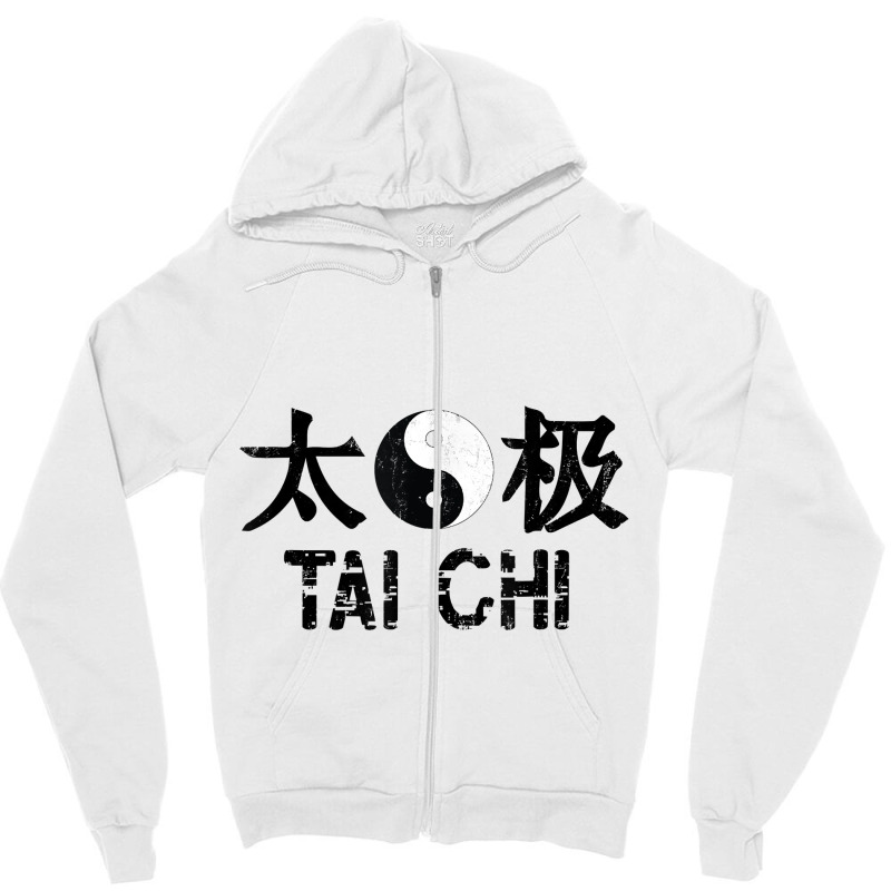 Tai Chi Martial Arts Fighting Taiji Chuan Chinese Zipper Hoodie | Artistshot