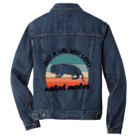 Trending Girls Women Love Naked Mole Rat Fan Costu Men Denim Jacket | Artistshot