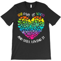 Cute 100 Days Of School And Still Loving It Hearts T-shirt | Artistshot