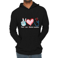 Love Medical Assistant For Medical Student Or Assi Lightweight Hoodie | Artistshot