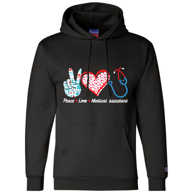 Love Medical Assistant For Medical Student Or Assi Champion Hoodie by mheny | Artistshot