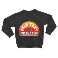 Skin That Smoke Wagon Retro Desert Sunset Western Toddler Sweatshirt | Artistshot