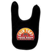 Skin That Smoke Wagon Retro Desert Sunset Western Baby Bibs | Artistshot