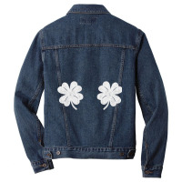 St Patricks Day Saint Paddys Distressed Irish Sham Men Denim Jacket | Artistshot