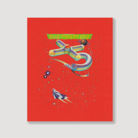 Club Ninja Space Station Portrait Canvas Print | Artistshot