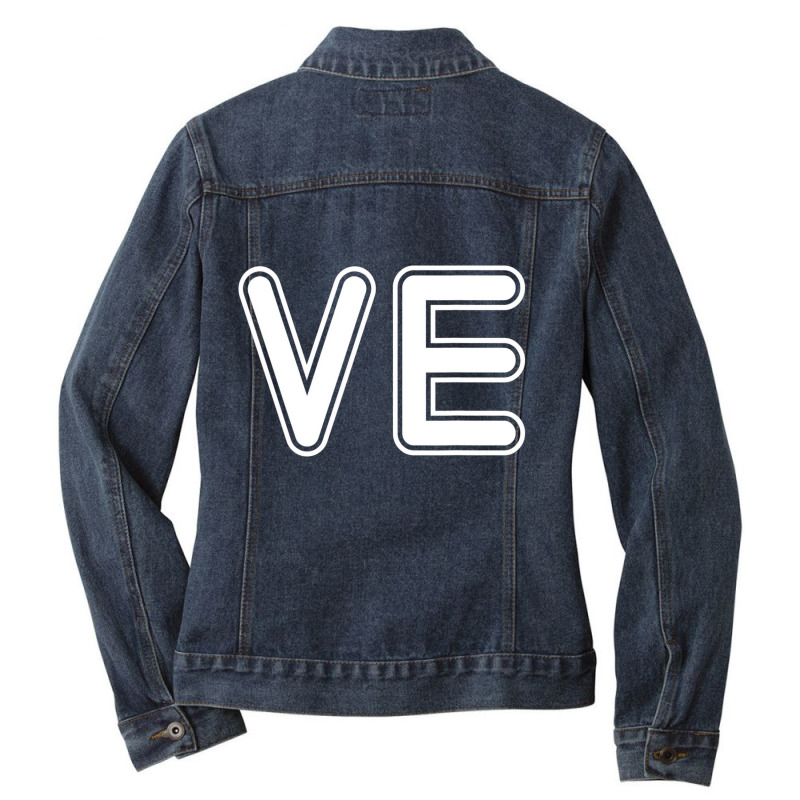 I Love Your Guts Valentines Day Gi Nurse Gastroent Ladies Denim Jacket by ravand | Artistshot