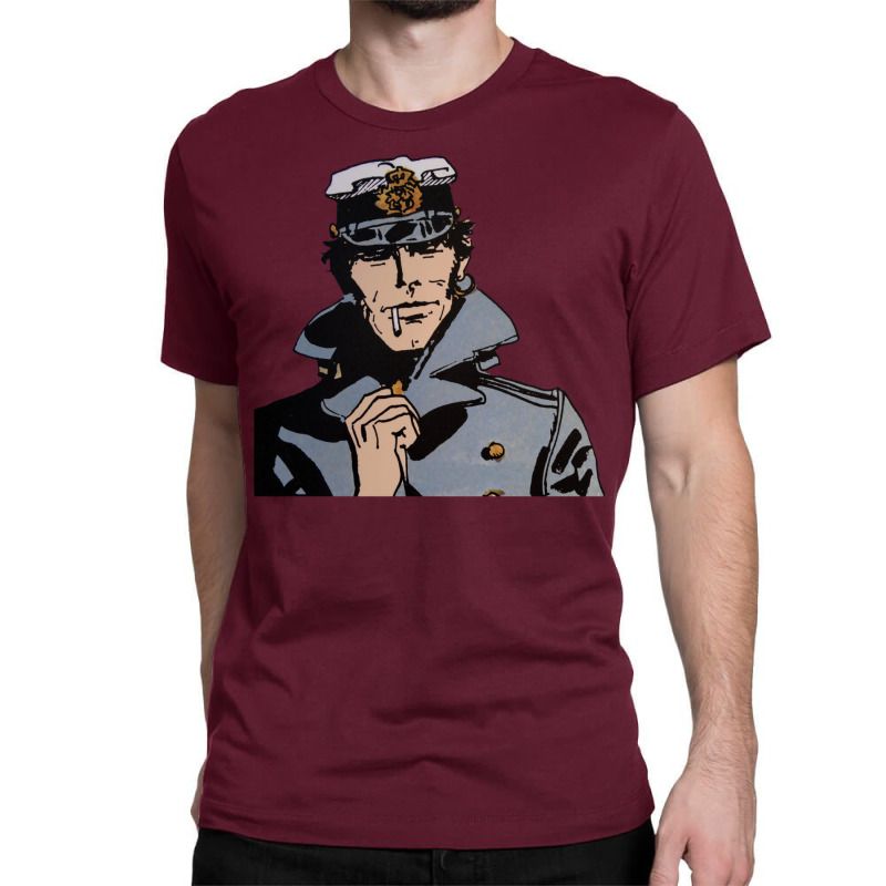 Capt Smoking Classic T-shirt | Artistshot