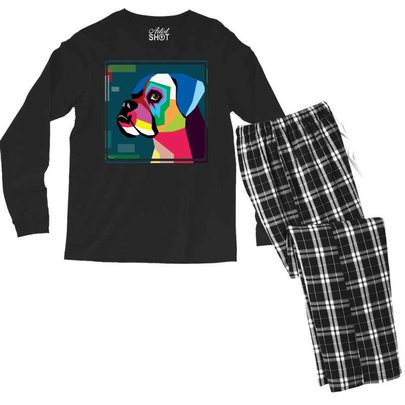 Boxer Men's Long Sleeve Pajama Set | Artistshot