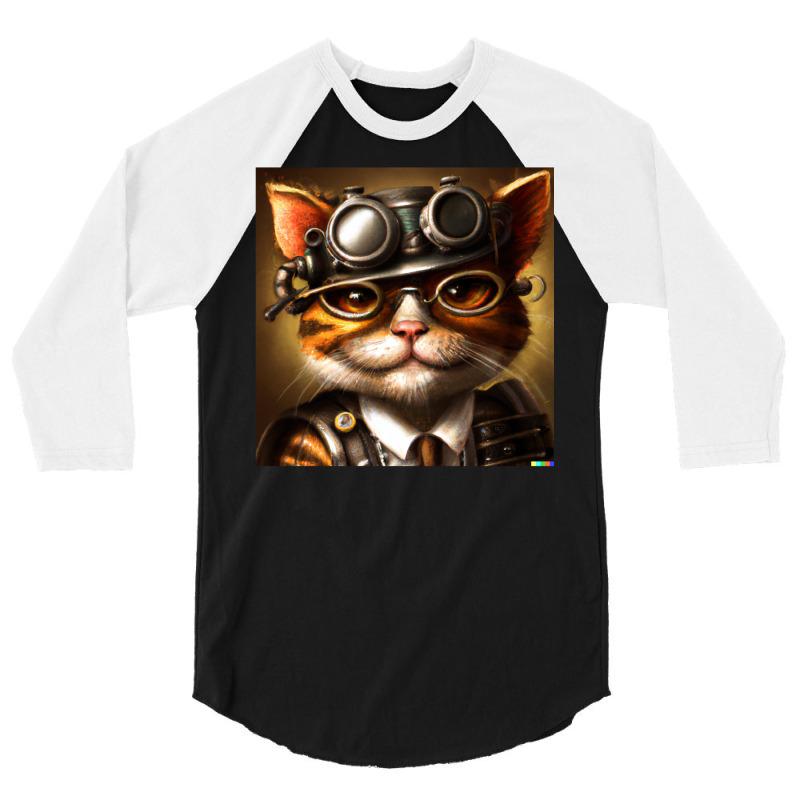 Cheeky Cat 3/4 Sleeve Shirt | Artistshot