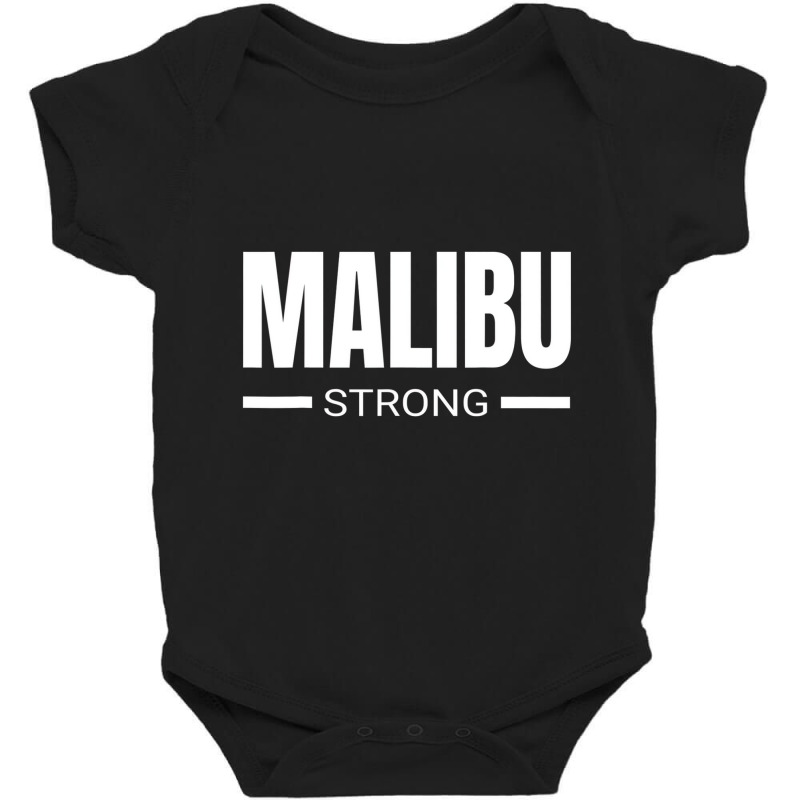 Malibu Strong California Community Strength & Supp Baby Bodysuit by mheny | Artistshot