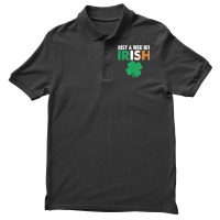 St. Patrick's Day Just A Wee Bit Irish Ireland Fla Men's Polo Shirt | Artistshot