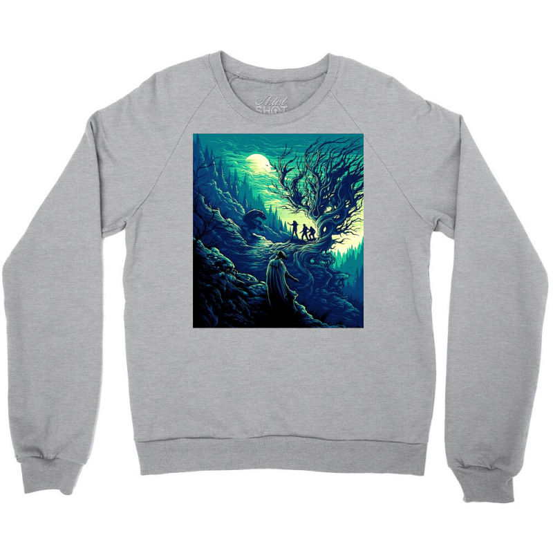 Magic Tree Green 38 Crewneck Sweatshirt by zdinianahilv | Artistshot