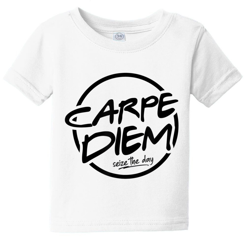 Retro Carpe Diem Seize The Day Latin Quote T Shirt Baby Tee by genousuv | Artistshot