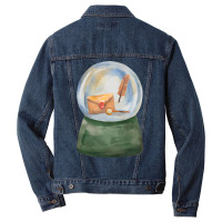 Magic Letter Crystal Ball Men Denim Jacket | Artistshot