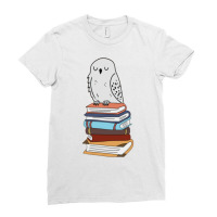 Magic Owl On Books 11 Ladies Fitted T-shirt | Artistshot