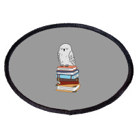 Magic Owl On Books 31 Oval Patch | Artistshot