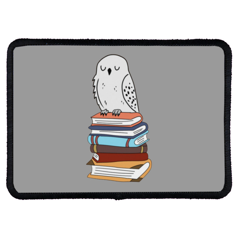 Magic Owl On Books 31 Rectangle Patch | Artistshot