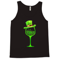 Three Wine Glasses Clover Irish Shamrock St Patric Tank Top | Artistshot