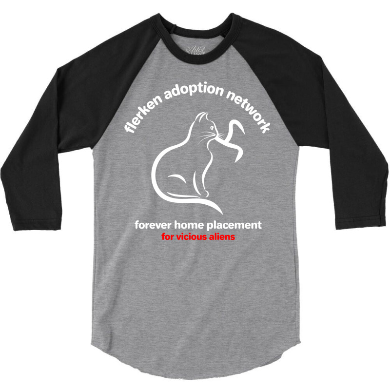 Flerken Adoption Network   Finding Forever Homes F 3/4 Sleeve Shirt | Artistshot