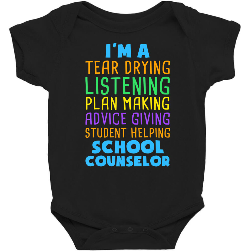 School Counselor School Psychologist Students Gift Baby Bodysuit by holden | Artistshot