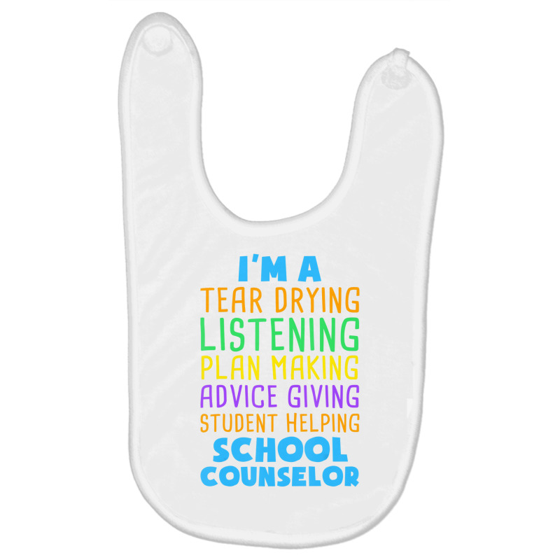 School Counselor School Psychologist Students Gift Baby Bibs by holden | Artistshot